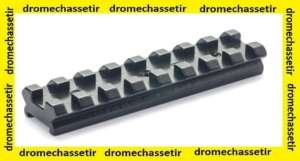 rail picatinny acier pour Mixte CZ 584, 8,5cm, noir