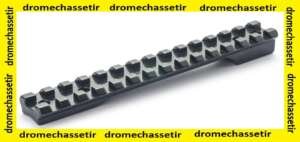 rail picatinny acier pour carabine Zastava M85 (cal 222 rem), noir