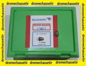boite 500 ogives plombs, cal 9mm 0.355, 124 grains round nose
