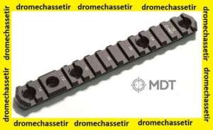 rail picatinny M-Lok, 16cm, avec emplacement QD, noir