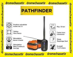 Pack dressage et repérage avec récepteur et collier Dogtra pathfinder