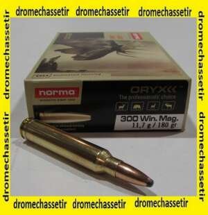 boite 20 cartouches cal 300 Winchester Magnum norma oryx 180 grains