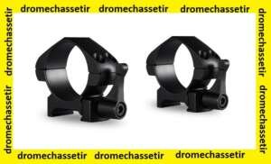 lot de 2 anneaux quick detach, bas, diametre 30mm , acier