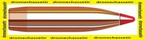 boite de 100 ogives HORNADY MATCH A-MAX, 105grs, .243, 6mm