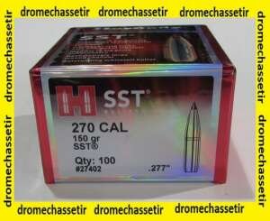 Lot 100 Ogives Hornady cal 270 (0.277) 150grs SST ref 27402