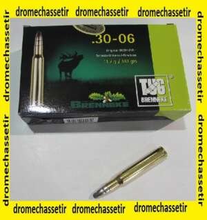 boite de 20 cartouches Brenneke , cal 30-06 sprg, ogive TUG 181 grains BRENNEKE