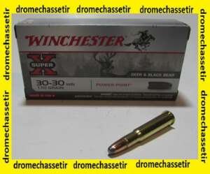 Boite 20 cartouches 30-30 Winchester power point 170 grains
