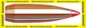 Boite de 100 ogives HORNADY MATCH A-MAX, 155grs, .308, 7,62mm