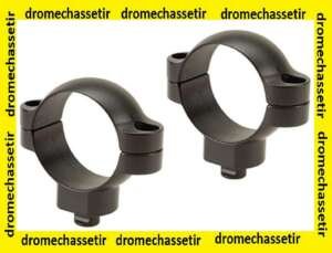 Lot de 2 collier Leupold QR acier , Haut diametre 30mm, ref 49933
