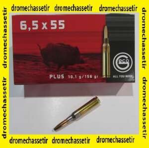 1 Boite de 20 cartouches Geco, PLus 156 grains, calibre 6,5x55