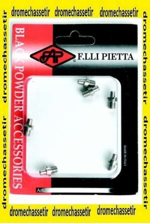 Lot de 6 Cheminees inox Pietta pour Revolver