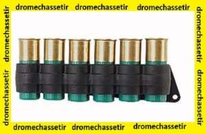 Cartouchiere polymere pour Remington 870 et 1187, pour 6 cartouches calibre 12