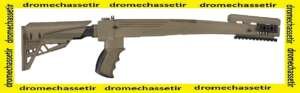 Crosse tactique pliante ATI Strikeforce  pour SKS, avec rail picatinny, FDE