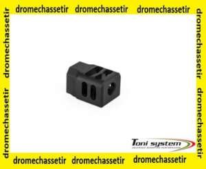frein de bouche compensateur pour pistolet avec filetage 1/2x28 noir