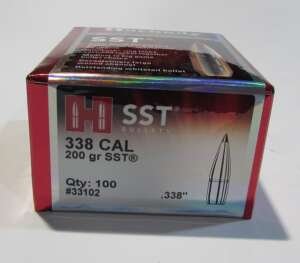boite de 100 ogives Hornady cal 338 200 grains SST ref 33102