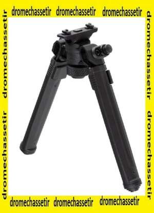 bipied Magpul a fixation M-lok, 16cm a 26cm de hauteur, noir, MPL-MAG933 blk
