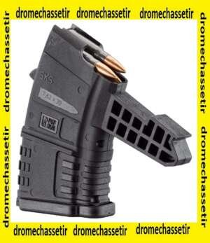 CHARGEUR PUF GUN POUR SKS CAL 7.62X39 10 COUPS NOIR