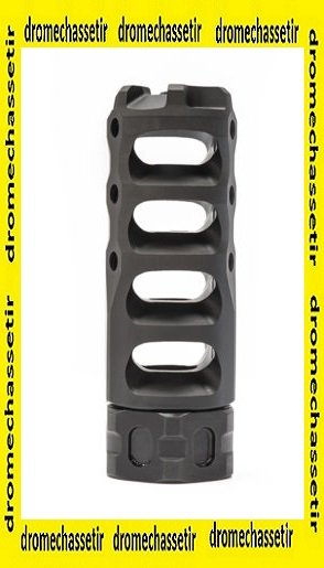 Frein de bouche Hypertap, cal 338, filetage 3/4x24, noir, A04646