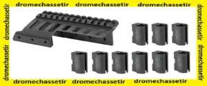 Montage picatinny Halo gen 2 avec cartouchière pour mossberg 500