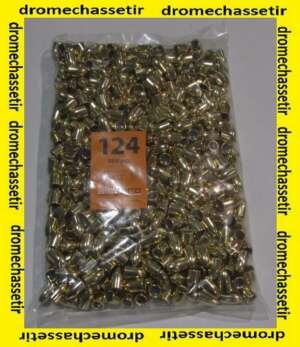 sachet 500 ogives Alsa Pro, 9mm, 124 grains FMJ
