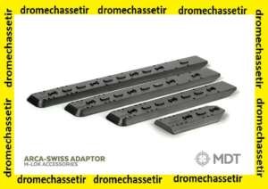 rail MDT ARCA M-lok , longueur 17,7cm, noir, ref 103568