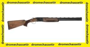 Fusil superposé ATA, cal 12/76, canon 66cm, 5 chokes interchangeables, ejecteurs