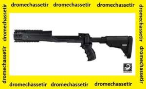 Crosse tactique ATI pliante et retractable pour SKS, avec rail picatinny