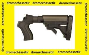 Crosse tactique retractable à 6 positions pour fusil a pompe Hatsan Escort