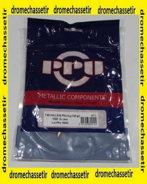 lot 100 ogives Partizan diametre 311 FMJ en 123 grains pour 7.62x39