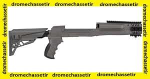 Crosse pliante et retractable, tactical pour ruger mini 14 et 30  GRIS