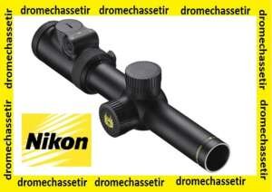 Lunette de battue Nikon Monarch 7, grossissement 1-4x24, reticule 4 illuminé