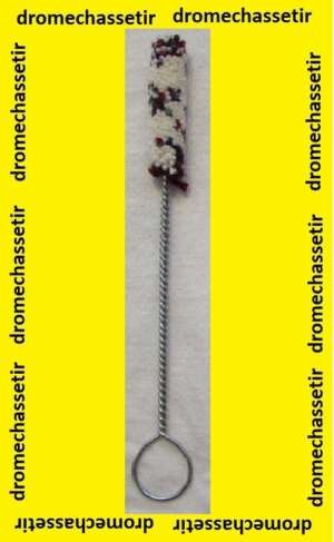 Brosse en laine avec tige (18cm) pour calibres 9mm, 357 mag, 38sp