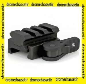 adaptateur picatinny pour bipied accu-shot a serrage rapide, BT43