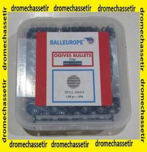 boite de 250 ogives ronde poudre noire, cal 454, 138 grains, Balleurope