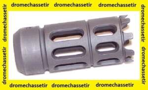 Cache flamme en acier avec picot pour fusil a pompe Winchester 1300 et maverick