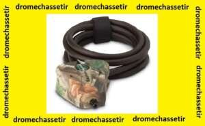 Cadenas a cable Haute resistance pour securiser votre camera , coloris Camo
