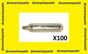 Lot de 100 cartouches CO2 pour Airsoft et air comprimé