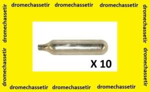 lot de 10 Cartouches CO2 pour Airsoft et air comprimé