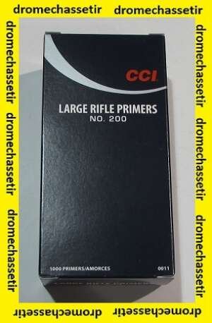 pack de 1000 amorces Large Rifle de marque CCI 200