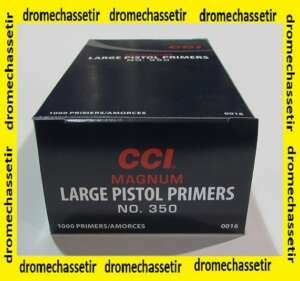 pack de 1000 amorces Large Pistol Magnum de marque CCI 350