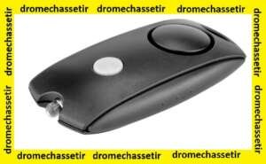 Petite alarme sonore, porte clé , 120 decibels avec lampe