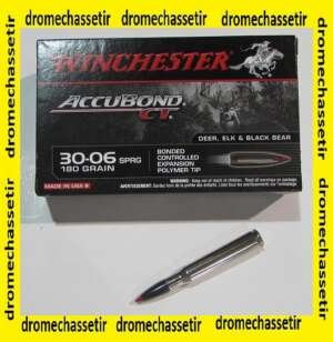 1 boite de 20 cartouches,30-06 Winchester Accubond CT 180 grains
