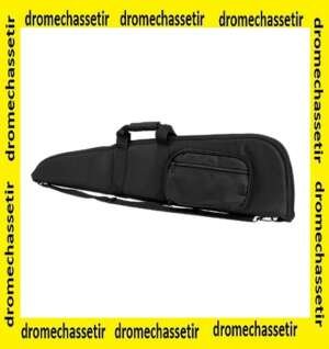 Fourreau epais avec pochette de 122cm X 22cm avec fermeture zip , Noir
