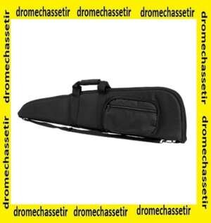 Fourreau epais avec pochette de 132cm X 22cm avec fermeture zip , Noir