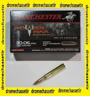 1 boite de 20 cartouches, 30-06, winchesterPower Max Bonded 180 grains