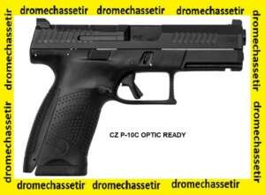 Pistolet CZ P-10C Optic Ready, cal 9x19, noir, avec malette