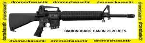 Carabine Diamond Back type M16 A2, canon 20 pouces, cal 223 rem