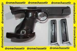 Pistolet semi automatique Unique DES vitesse olympique, cal 22 short, occasion