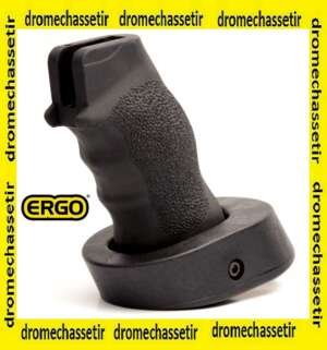Poignée Ergo Grip Tactical deluxe avec repose main, noir