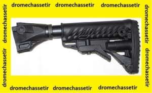 Crosse Tactique  type M4 et retractable , 5 positions pour FAL